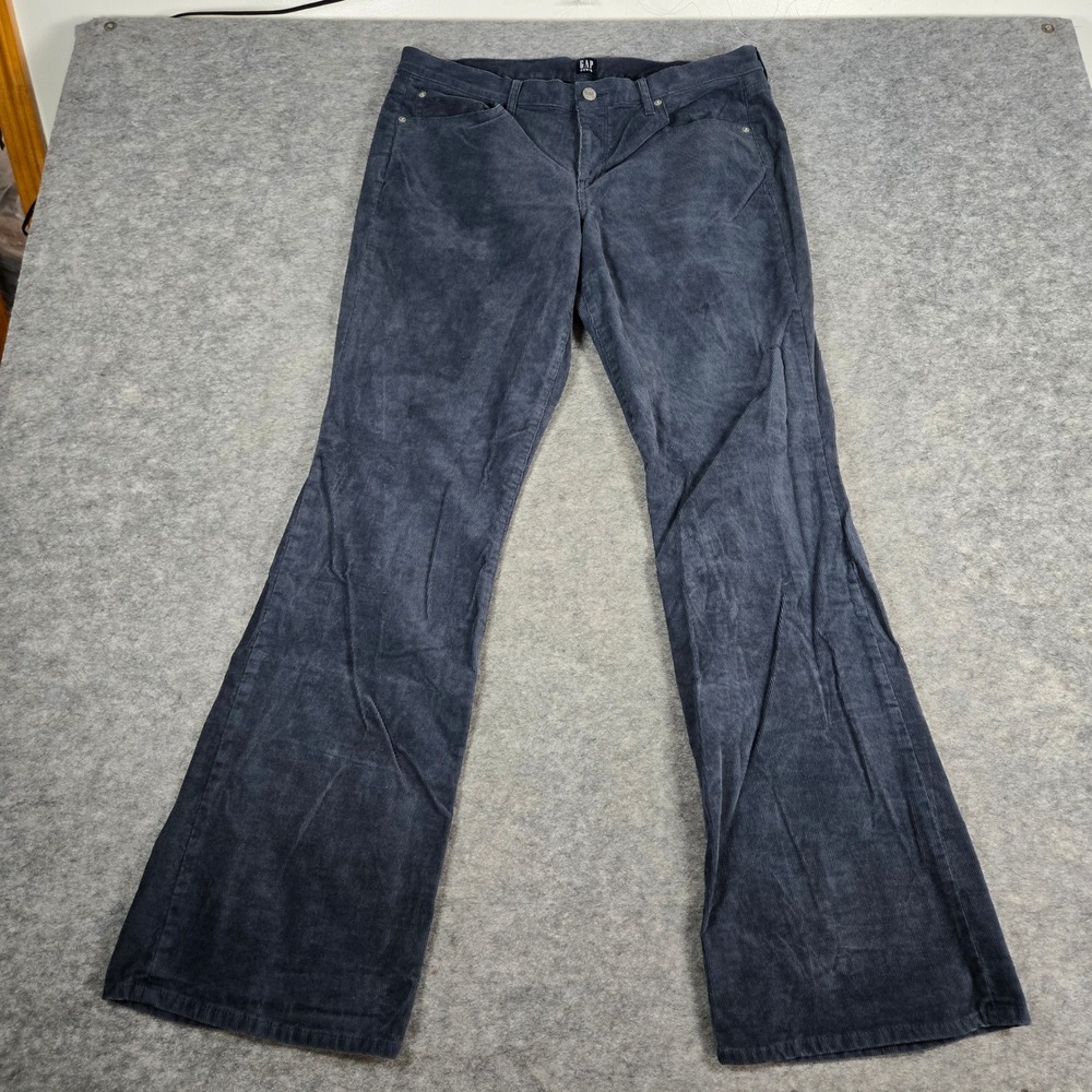 Gap Women Blue Perfect Boot Corduroy Bootcut Pants 32R